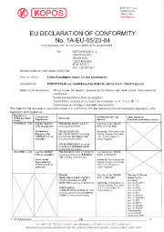 Conformity declaration