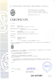 Certificate ESČ