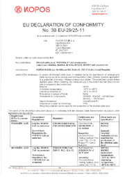 Conformity declaration Conformity declaration