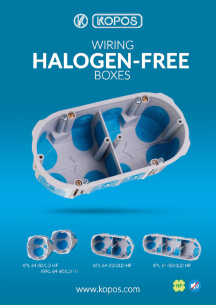 Wiring halogen-free boxes