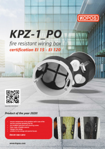 Fire resistant wiring box KPZ-1_PO