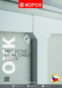 Protective metal cable cover OKK